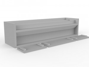 living room rack with 3 different sizes Model Cetak 3D