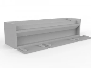living room rack with 3 different sizes 3D Print Model