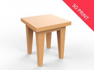 simple stool Model do druku 3D