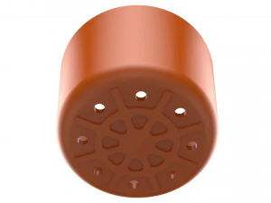 vase with plate for plant 01 with 3 different sizes 3D Print Model