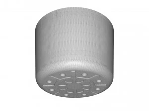 vase with plate for plant 01 with 3 different sizes 3D Print Model