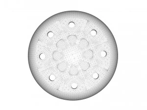 vase with plate for plant 01 with 3 different sizes 3D Print Model