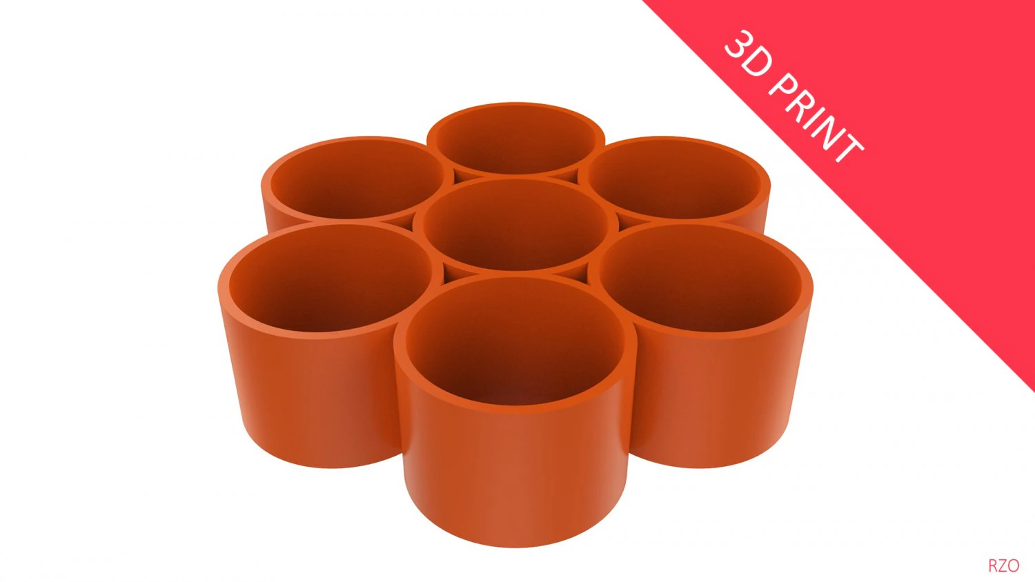 vase for plant 09 3D Print Model .c4d .max .obj .3ds .fbx .stl .blend