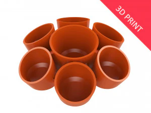 vaso para planta 10 Modelo de Impressão 3D