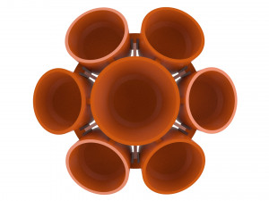 vase for plant 10 3D-Druckmodell