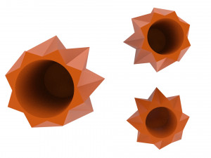 vase for plant 11 with 3 different sizes Modello di stampa 3D