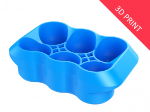 crate unity 01 for 6 cans 350ml 3D Print Model