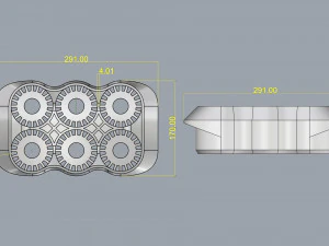 crate unity 01 for 6 cans 350ml 3D Print Model