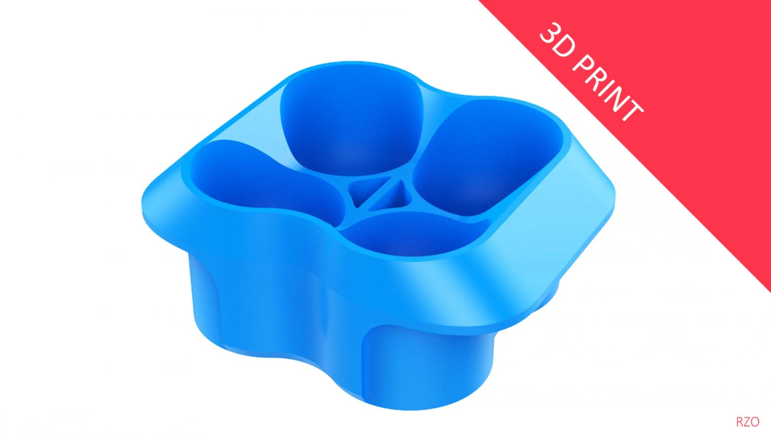 crate unity 02 for 4 cans 350ml 3D Print Model .c4d .max .obj .3ds .fbx .stl .blend 