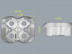 crate unity 02 for 4 cans 350ml 3D Print Model