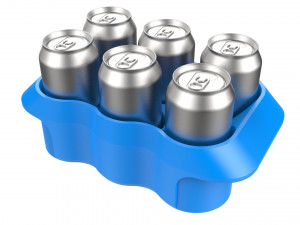 crate unity 02 for 6 cans 350ml 3D Print Model