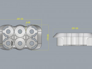 crate unity 02 for 6 cans 350ml 3D Print Model