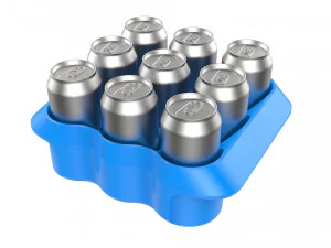 crate unity 02 for 9 cans 350ml 3D Print Model