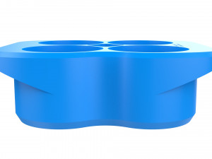 crate unity 03 for 4 cans 350ml Model Cetak 3D