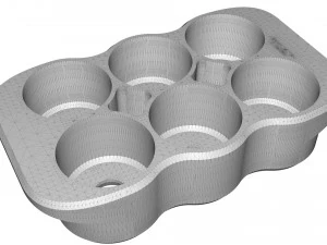crate unity 03 for 6 cans 350m 3D Print Model