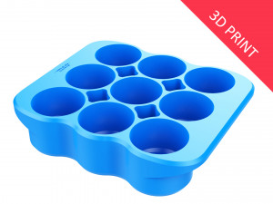 crate unity 03 for 9 cans 350ml 3D Print Model