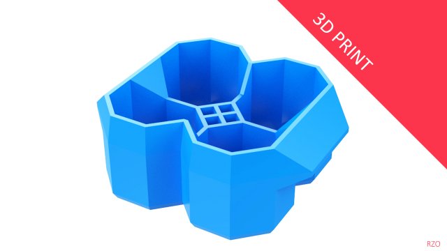 crate unity 04 for 4 cans 350ml Modelo de impresión 3D .c4d .max .obj .3ds .fbx .stl .blend 