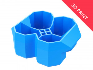 crate unity 04 for 4 cans 350ml 3D Print Model