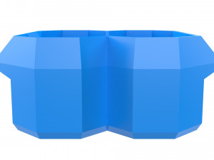 crate unity 04 for 4 cans 350ml Modelo de impresión 3D