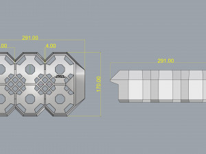 crate unity 04 for 6 cans 350ml 3D Print Model