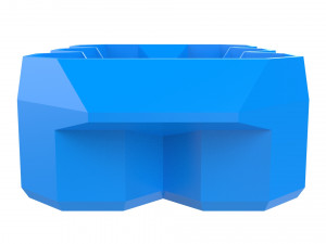 crate unity 04 for 6 cans 350ml 3D Print Model