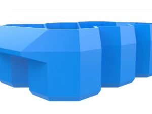 crate unity 04 for 6 cans 350ml 3D Print Model