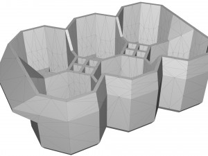 crate unity 04 for 6 cans 350ml 3D Print Model