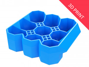 crate unity 04 for 9 cans 350ml 3D Print Model