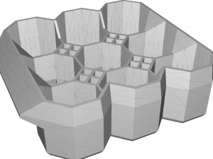 crate unity 04 for 9 cans 350ml 3D Print Model