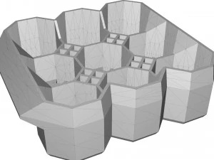 crate unity 04 for 9 cans 350ml 3D Print Model