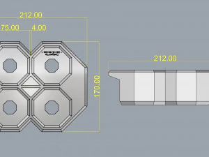 crate unity 05 for 4 cans 350ml 3D Print Model