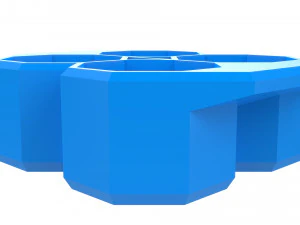 crate unity 05 for 4 cans 350ml 3D Print Model