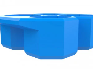 crate unity 05 for 4 cans 350ml 3D Print Model