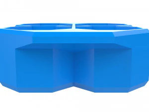 crate unity 05 for 4 cans 350ml 3D Print Model