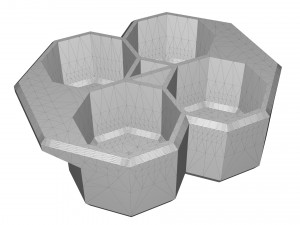 crate unity 05 for 4 cans 350ml Modelo de impresión 3D