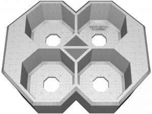 crate unity 05 for 4 cans 350ml 3D Print Model