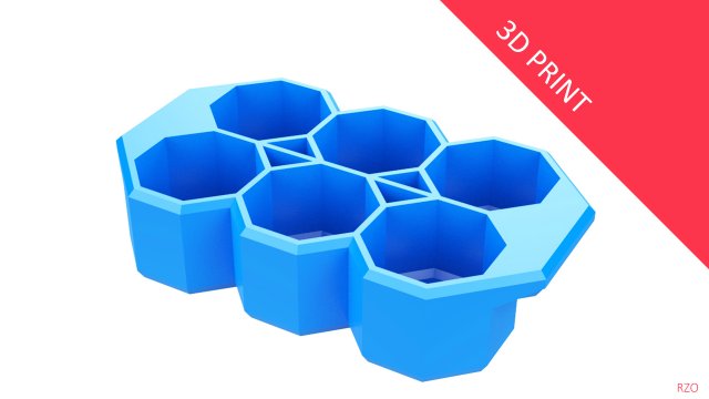 crate unity 05 for 6 cans 350ml 3D Baskı Modeli .c4d .max .obj .3ds .fbx .stl .blend 