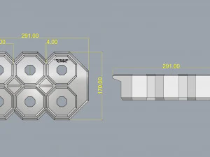 crate unity 05 for 6 cans 350ml 3D Print Model
