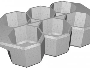 crate unity 05 for 6 cans 350ml 3D Print Model
