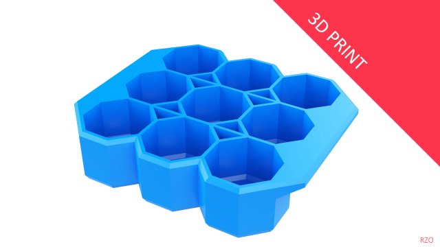 crate unity 05 for 9 cans 350ml Modelo de impresión 3D .c4d .max .obj .3ds .fbx .stl .blend 