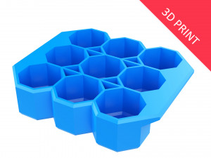 crate unity 05 for 9 cans 350ml 3D Print Model