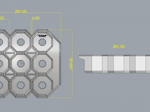 crate unity 05 for 9 cans 350ml Modelo de impresión 3D