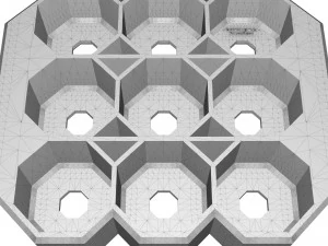 crate unity 05 for 9 cans 350ml 3D Print Model