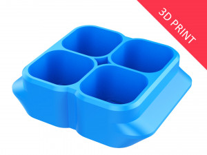 crate unity 06 for 4 cans 350ml 3D Print Model