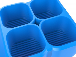 crate unity 06 for 4 cans 350ml Modelo de impresión 3D