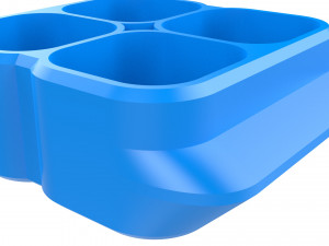 crate unity 06 for 4 cans 350ml Modelo de impresión 3D