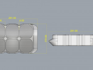 crate unity 06 for 6 cans 350ml 3D Print Model
