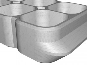 crate unity 06 for 6 cans 350ml 3D Print Model
