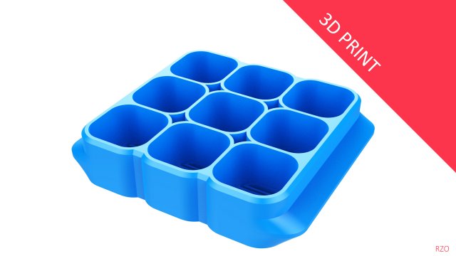 crate unity 06 for 9 cans 350ml Modèles 3D en vedette .c4d .max .obj .3ds .fbx .stl .blend 