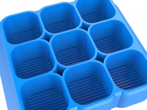 crate unity 06 for 9 cans 350ml Modèles 3D en vedette